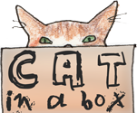 CAT in a Box's Logo who is a Eco mindful hosting provider in Hobart Tasmania